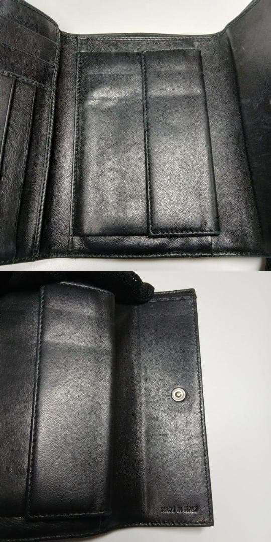 roko-may510様リザード 三つ折り財布 コンパクトウォレット