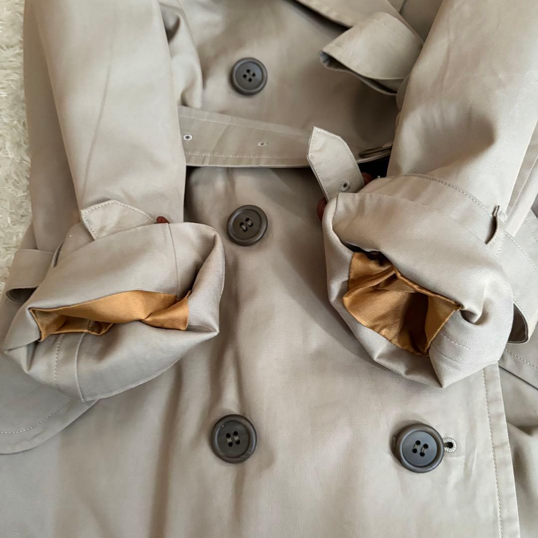 バーバリー Burberry トレンチコート ノバチェック ベルト S 白タグ