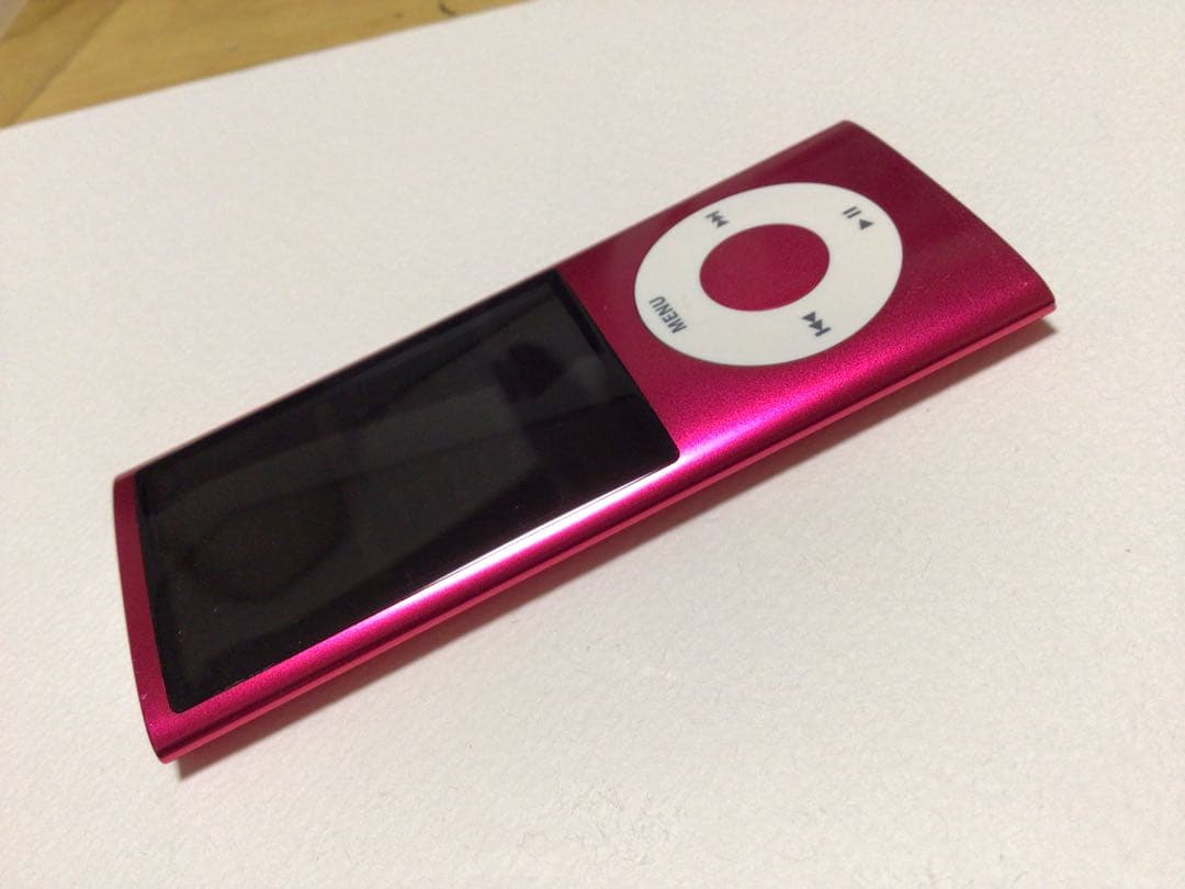 iPod nano5世代16GBピンクno.207バッテリー交換済作動品