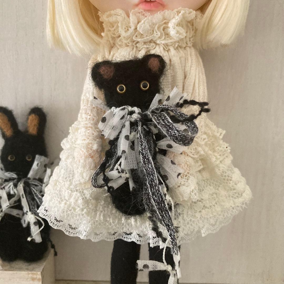 ブライス＊ぬいぐるみ　うさぎ　人形　ドールハウス ミニチュア　猫