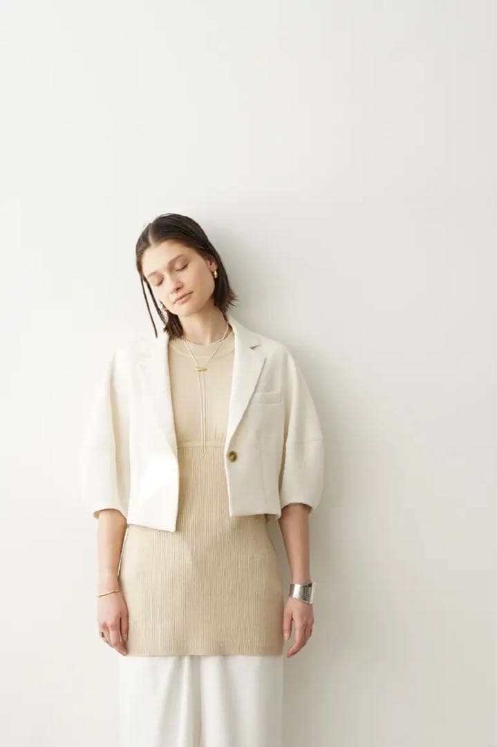 Clane クラネ　LANTERN SLEEVE JACKET
