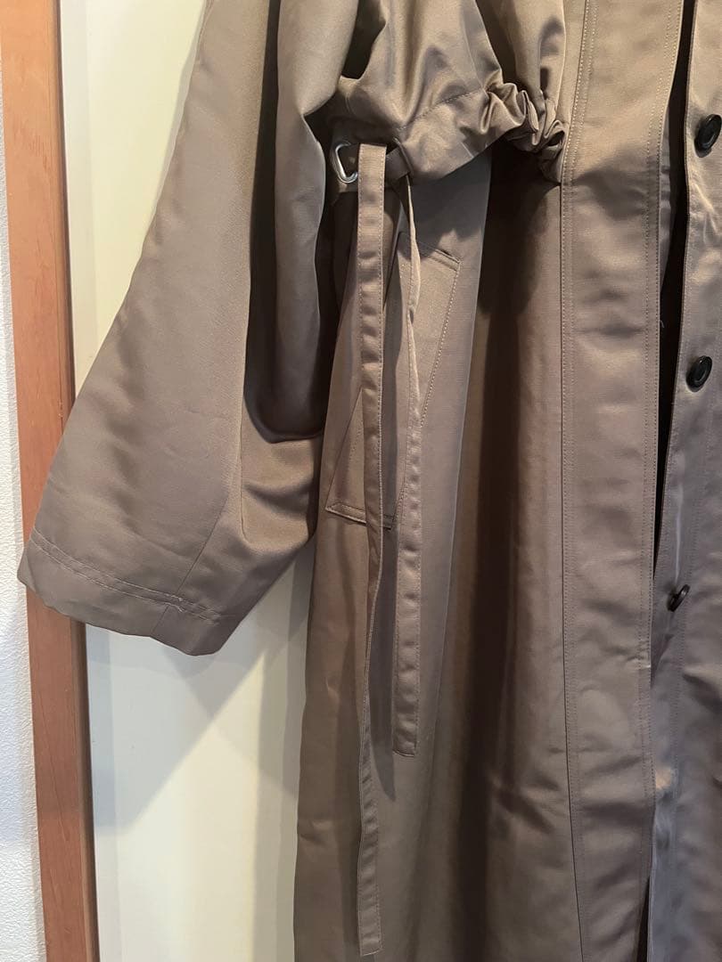 anuke Twill Soutiencollar Coat モカ 38