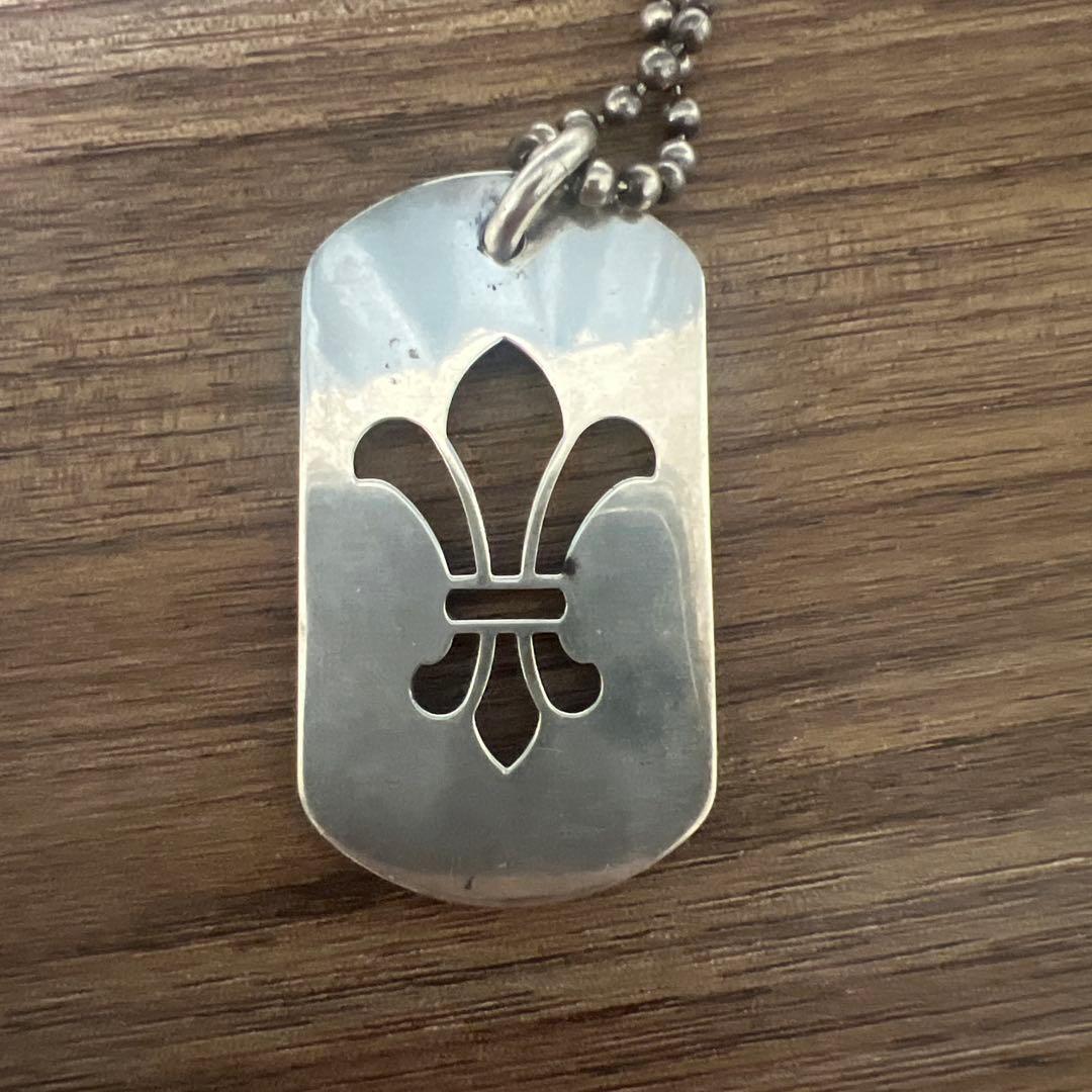 Chrome Hearts BSフレア ドッグタグ ラージ 純正付正規品925付