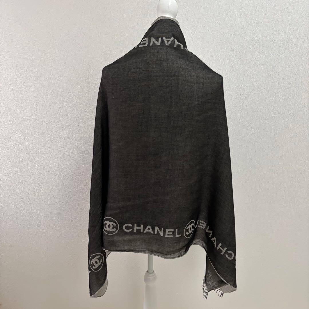 CHANEL シャネル ココマーク カシミヤ リバーシブル ストール マフラー