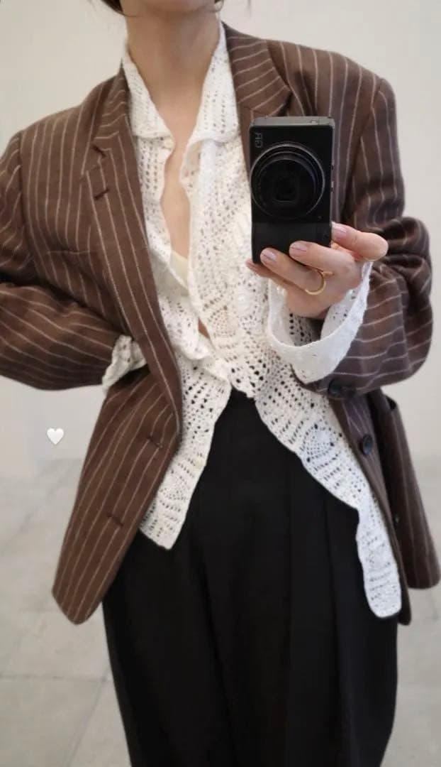 ジャケット・アウター TODAYFUL / Boyfriend Stripe Linen Jacket