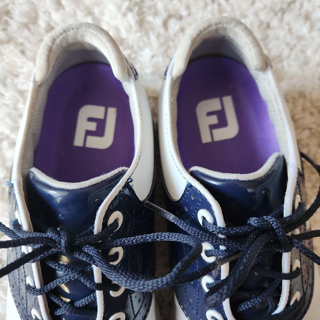 FootJoy ゴルフシューズ ホワイト/ネイビー