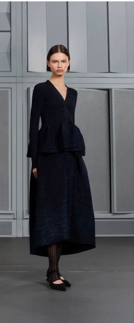 CFCL POTTERY CARDIGAN カーディガン黒　サイズ3