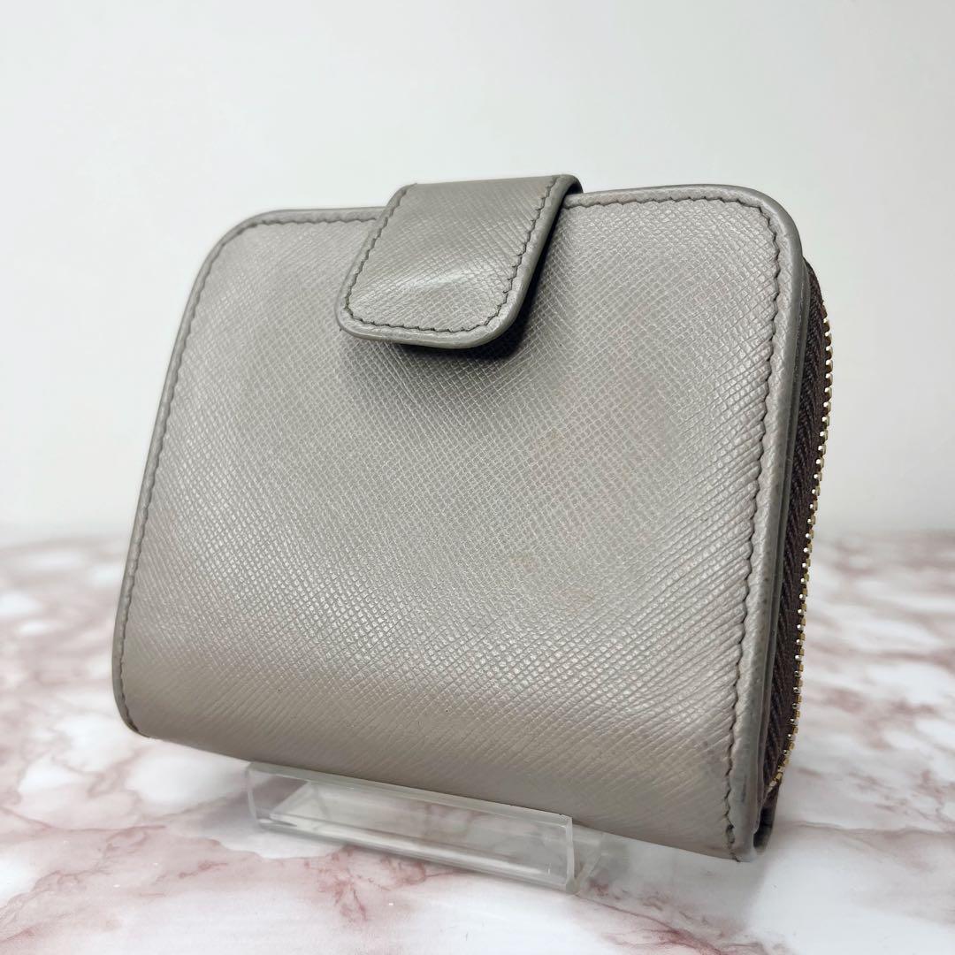 【極美品】PRADA 二つ折り財布 折り財布78