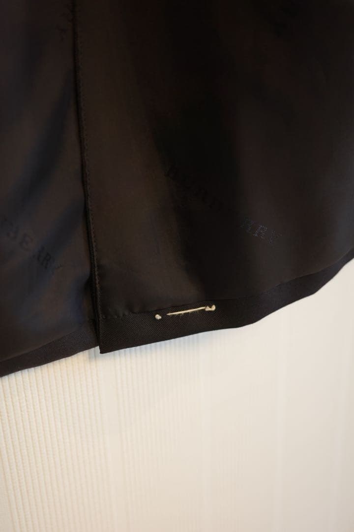BURBERRY☆紺ブレザー☆チェックセットアップ