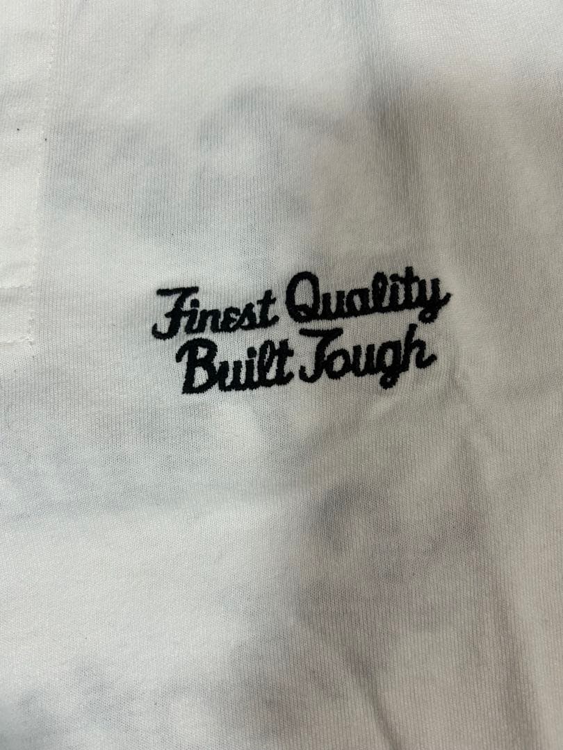 【人気】Schott Bros. ホワイト ヘンリーTシャツ