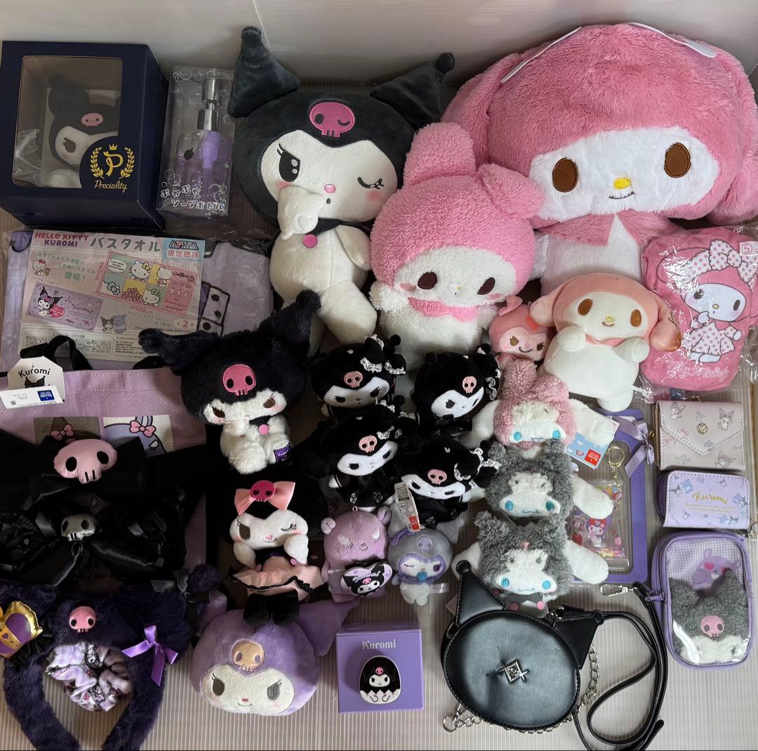 サンリオ クロミ マイメロ ぬいぐるみ バッグ カチューシャ まとめ売り
