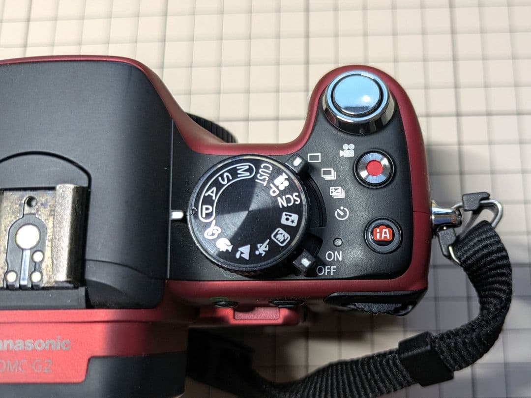 Panasonic LUMIX G2 レッドボディ 動作良好 ミラーレス一眼