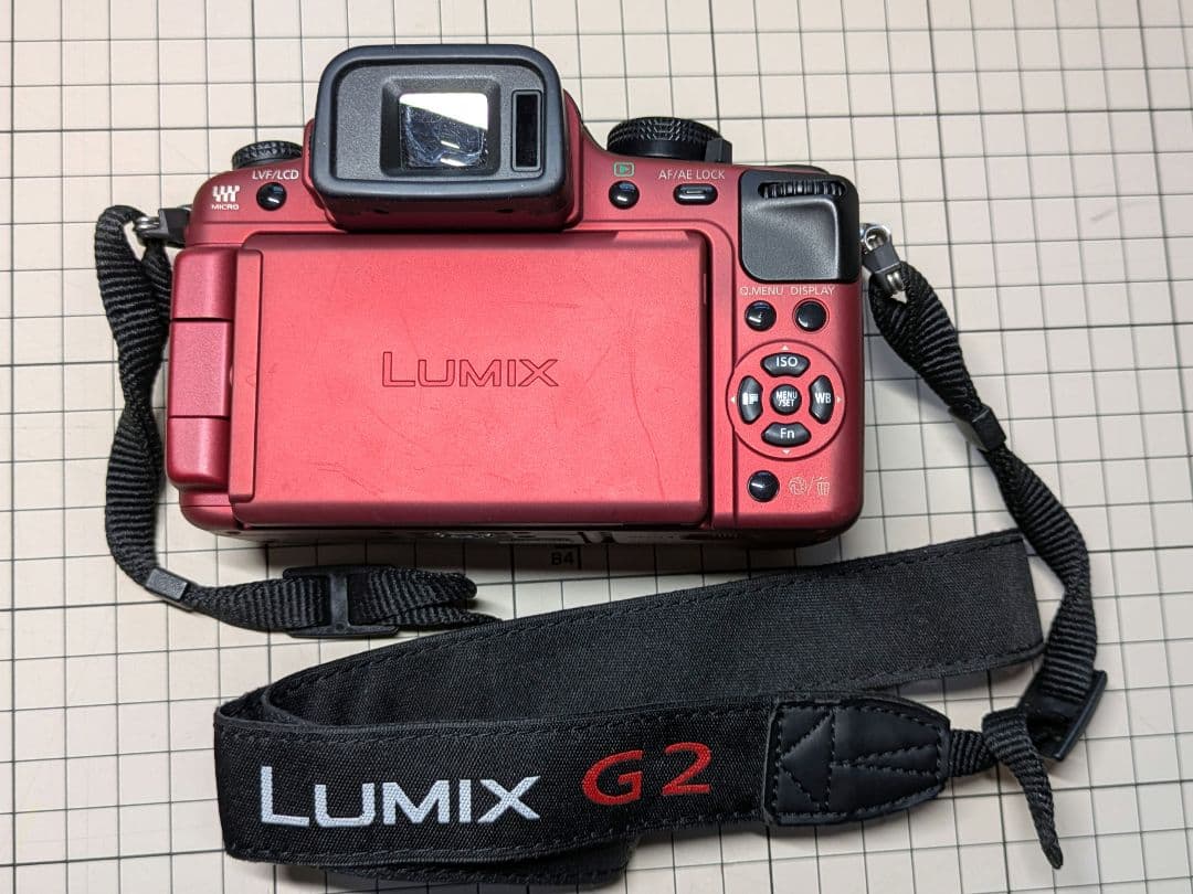 Panasonic LUMIX G2 レッドボディ 動作良好 ミラーレス一眼