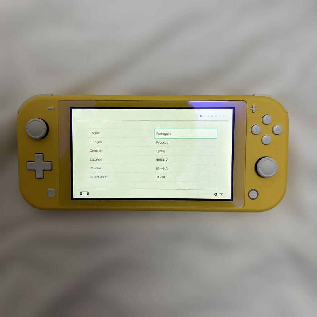 【美品】Nintendo Switch Lite イエロー 本体　箱あり