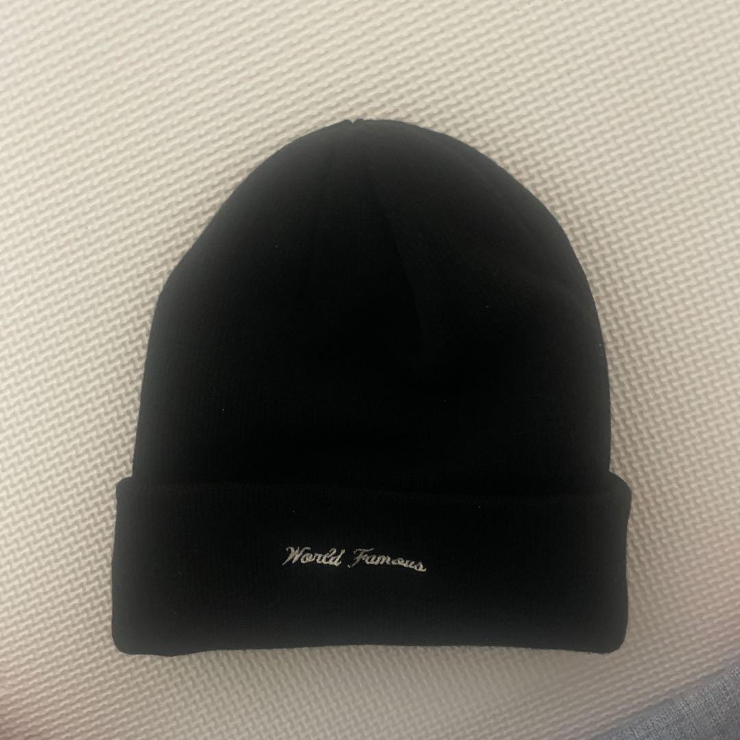 ゆーちんSupreme ニット帽・ビーニー 黒