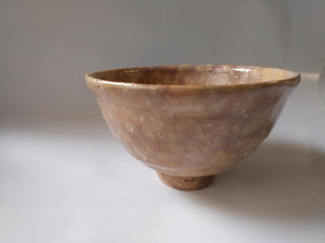 萩焼 東光山松緑窯 大和松緑 作 抹茶碗 茶道具 茶碗 共箱 共布 栞 新品