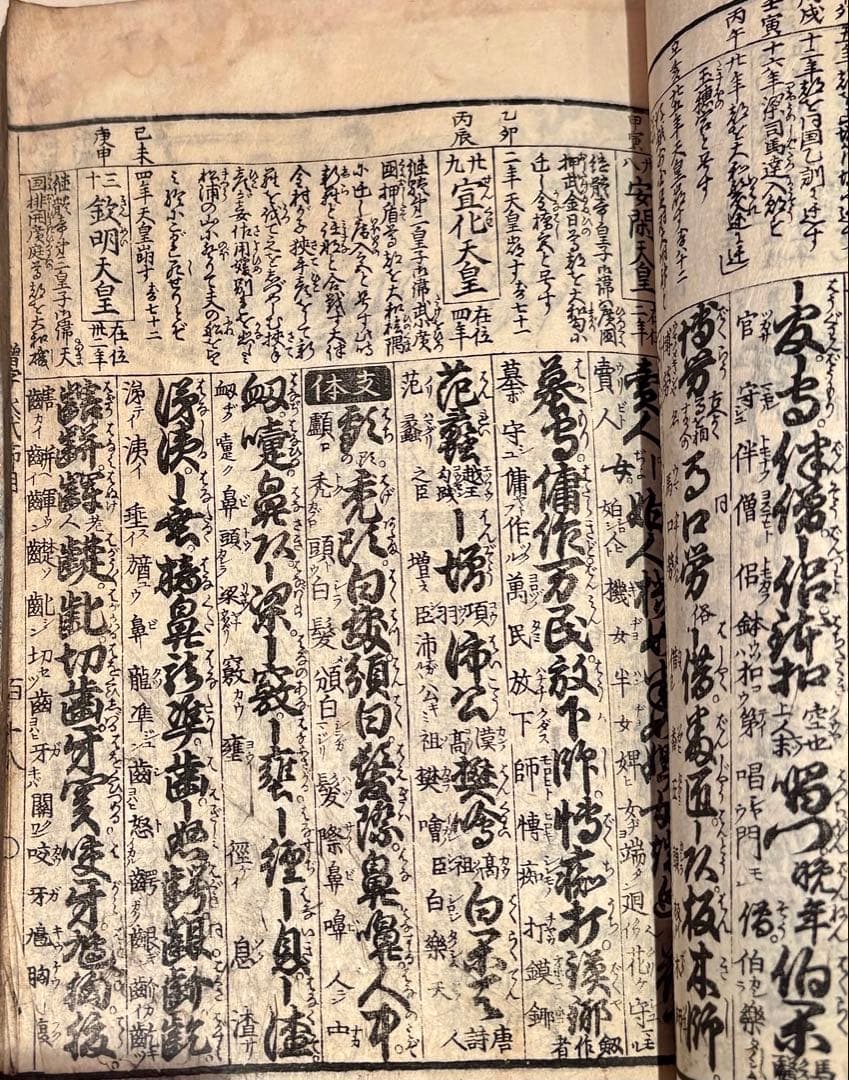 「実用事典」全版彫刀 天保二年
