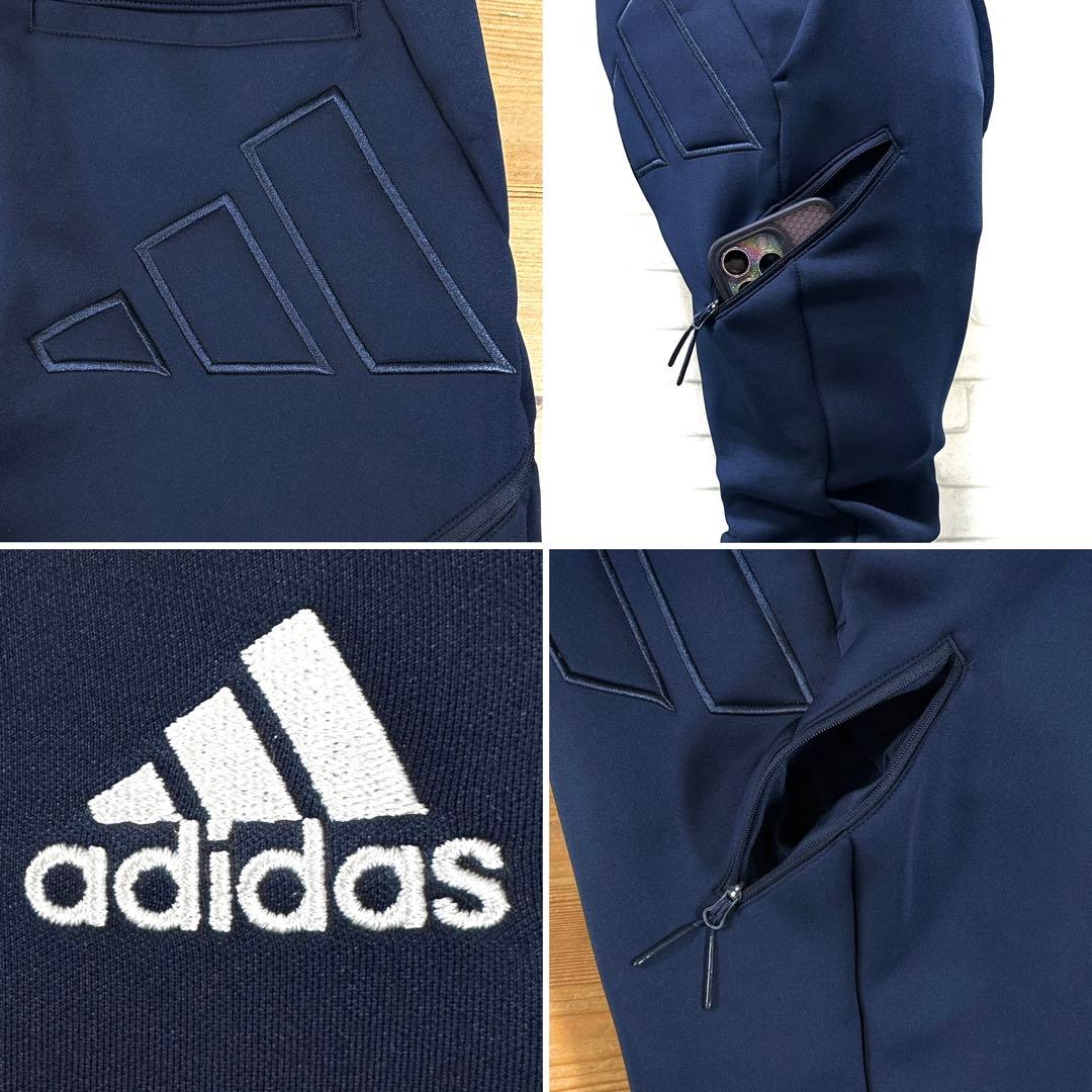 ☆美品☆ adidas GOLF ストレッチダンボールニットジョガーパンツ 保温