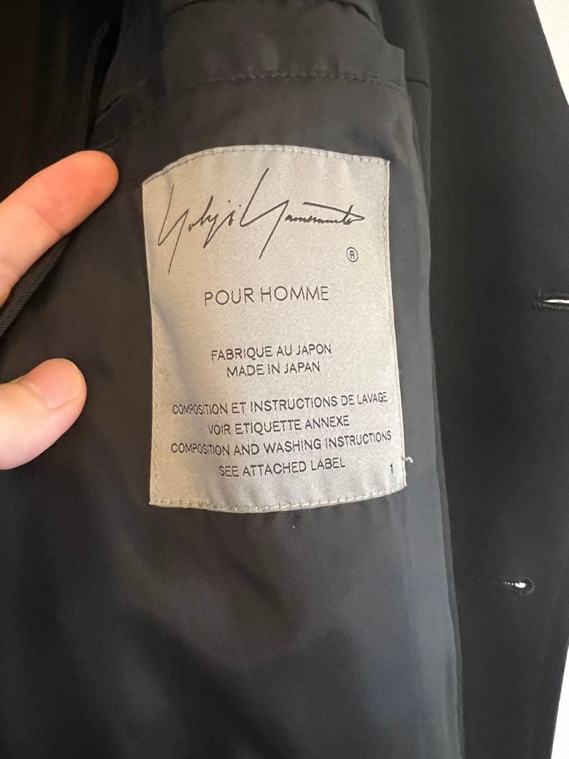 Yohji Yamamoto Pour Homme 21AW 片袖マントコート