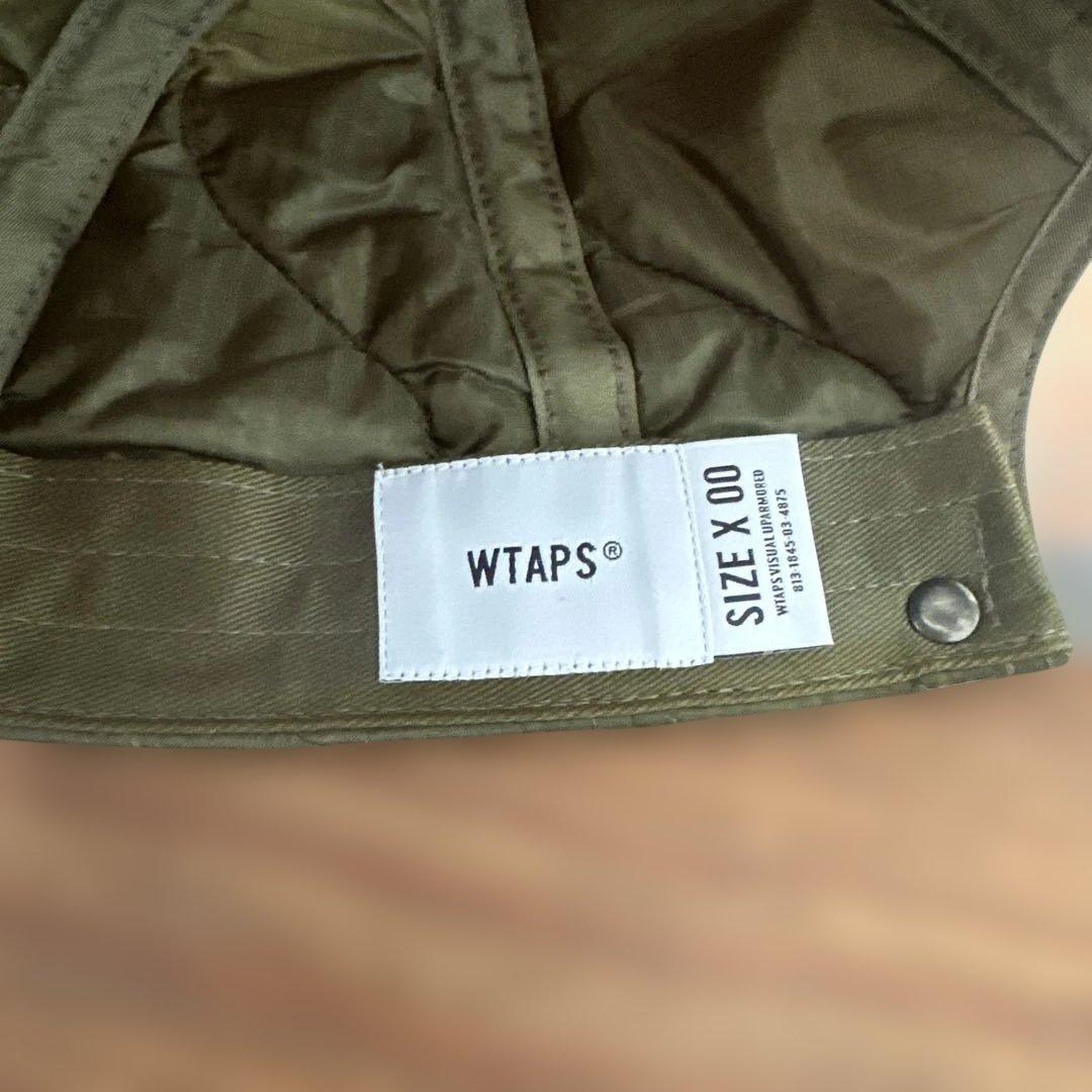 希少！WTAPS キルティングキャップ オリーブ　サイズ00