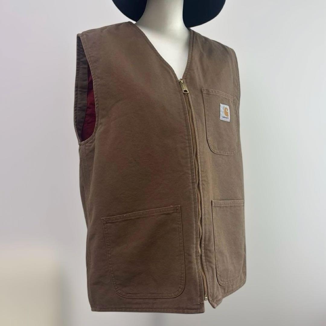 CarHartt （カーハート）アーバーべストほぼ未使用】Lオーガニックコットン