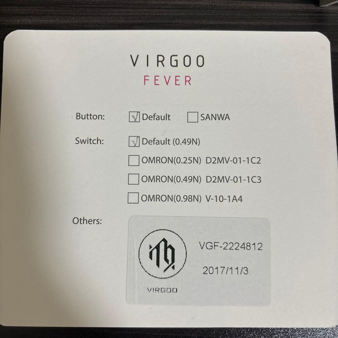 VIRGOO FEVER 限定版 コントローラー