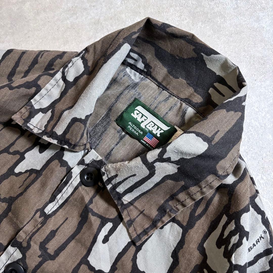 ジャケット・アウター 80s Saftbak Trebark Camo Hunting Jacket