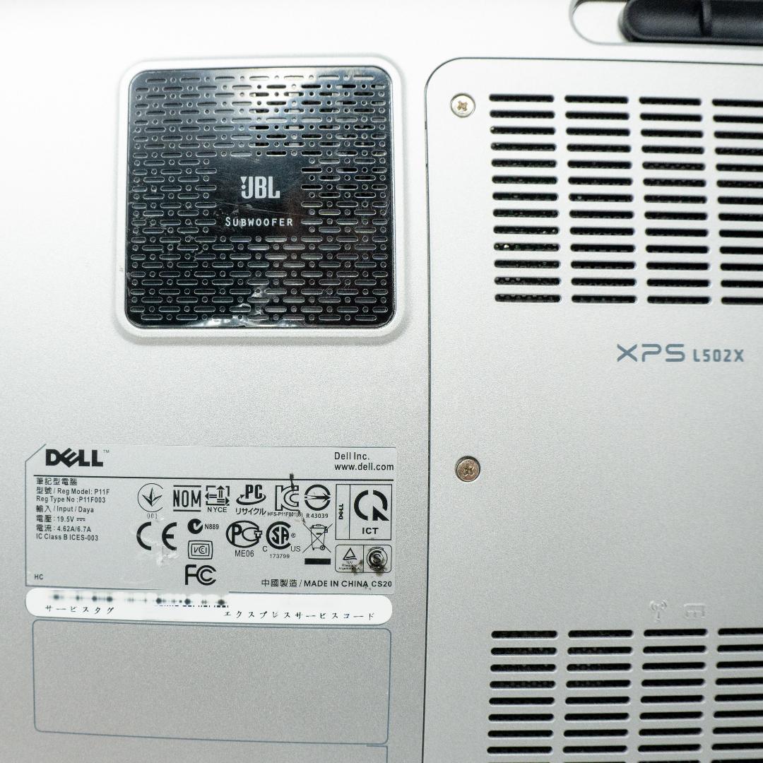DELL XPS 15 L502X P11F003 i7 JBL ブルーレイ
