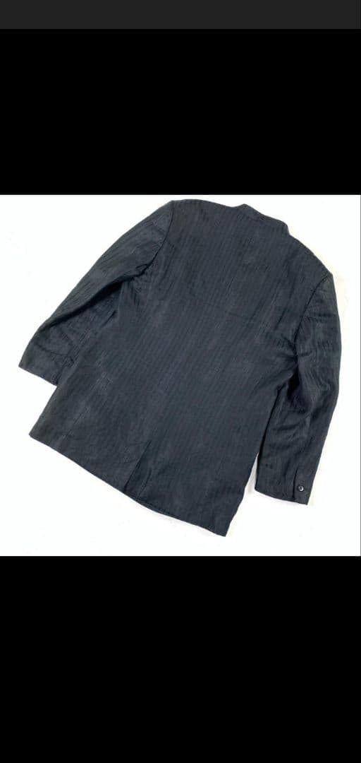 GIANNI VERSACE ストライプ ブラックスーツ