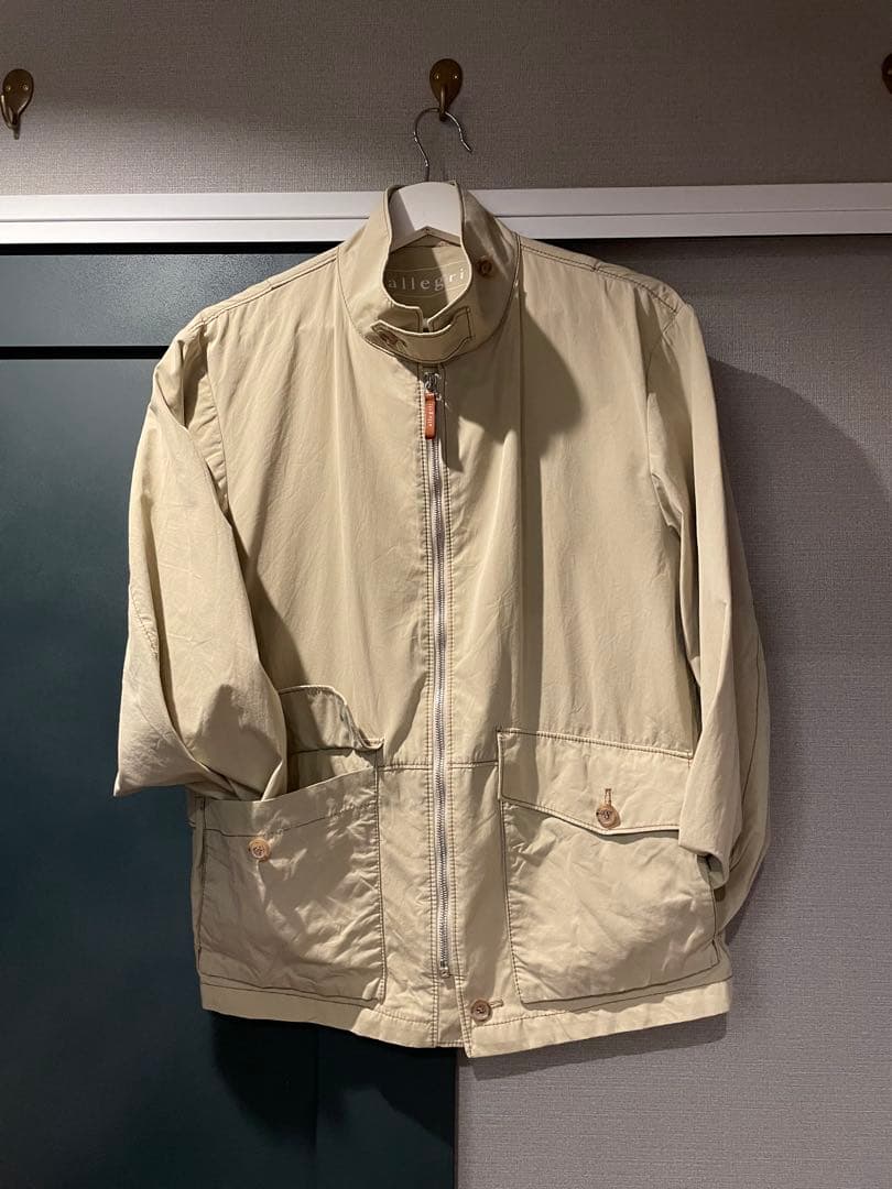 46美品90s allegri Typewriter Cotton Bomber