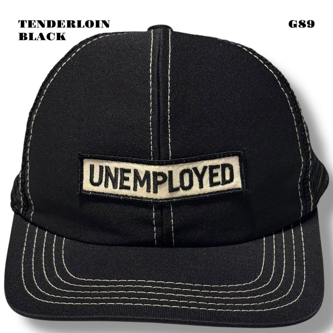 ★限定出品★ TENDERLOIN メッシュキャップ UNEMPLOYED 黒