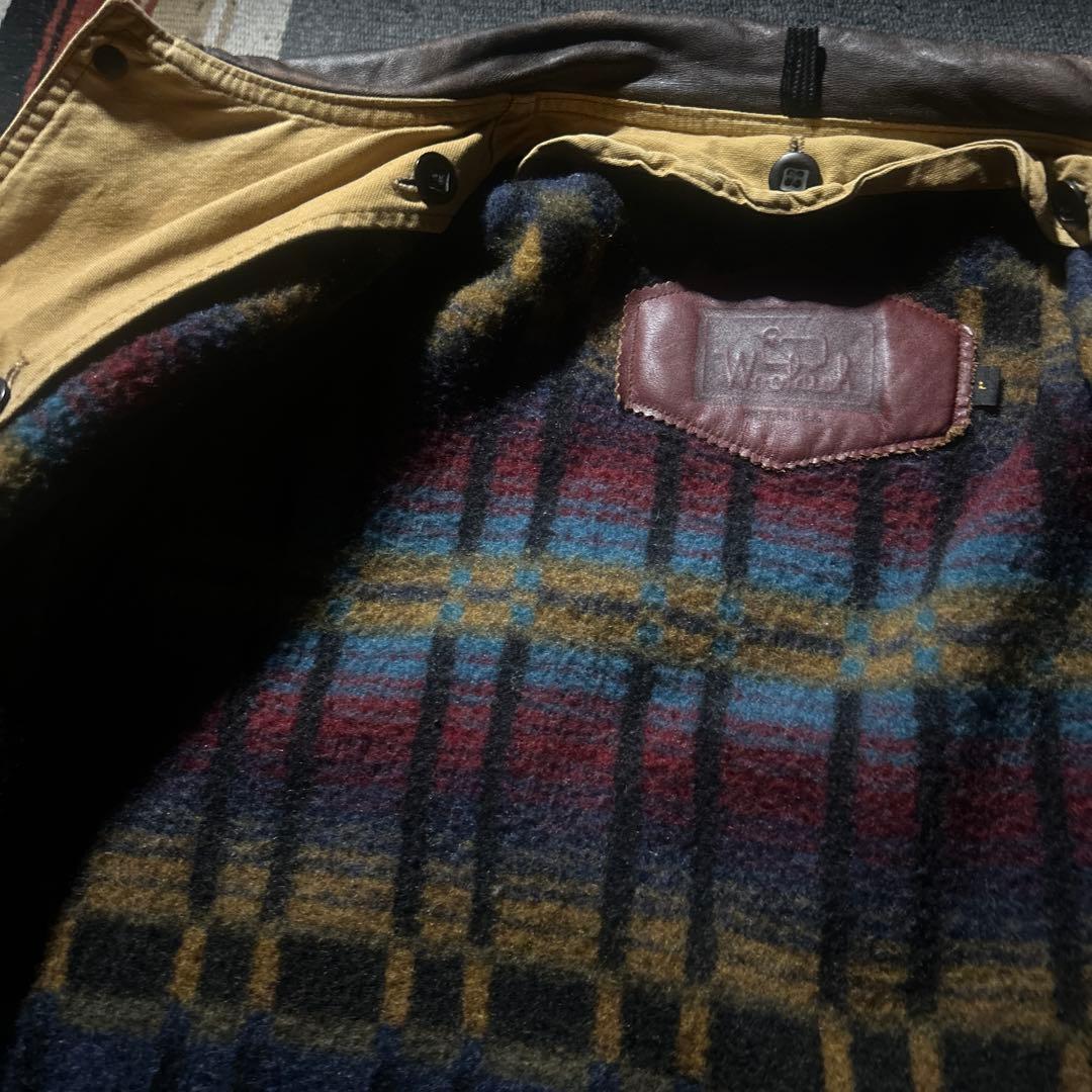 80s wool rich ハンティングジャケット、ライナー付きUSA製