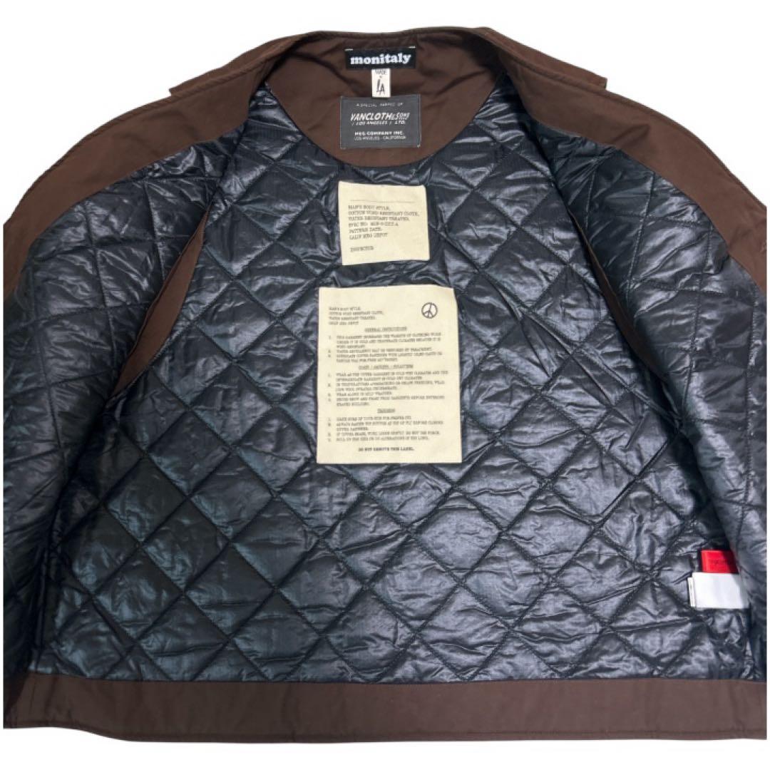 美品 モニタリー Monitaly ミリタリーベスト 38 ダークブラウン
