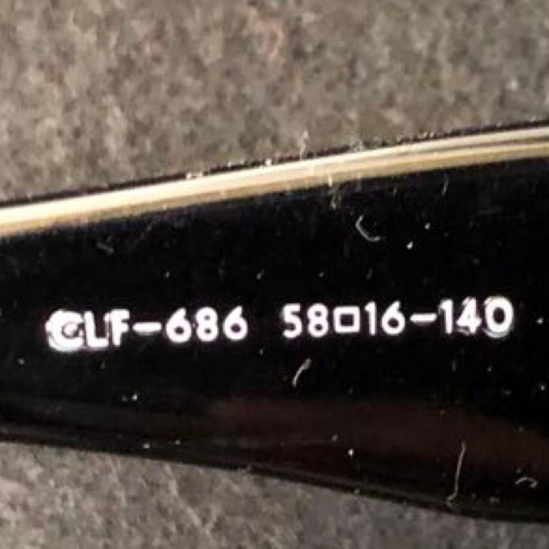 EBE02-7 セリーヌ サークルロゴ ウェリントンサングラス CLF-686