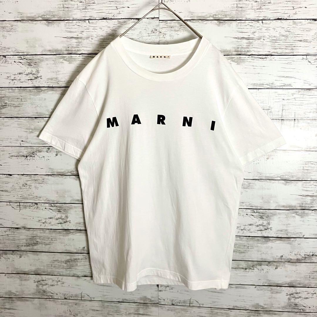 Mabu様用 マルニ 20ss ロゴプリント オーバーサイズ Tシャツ XL