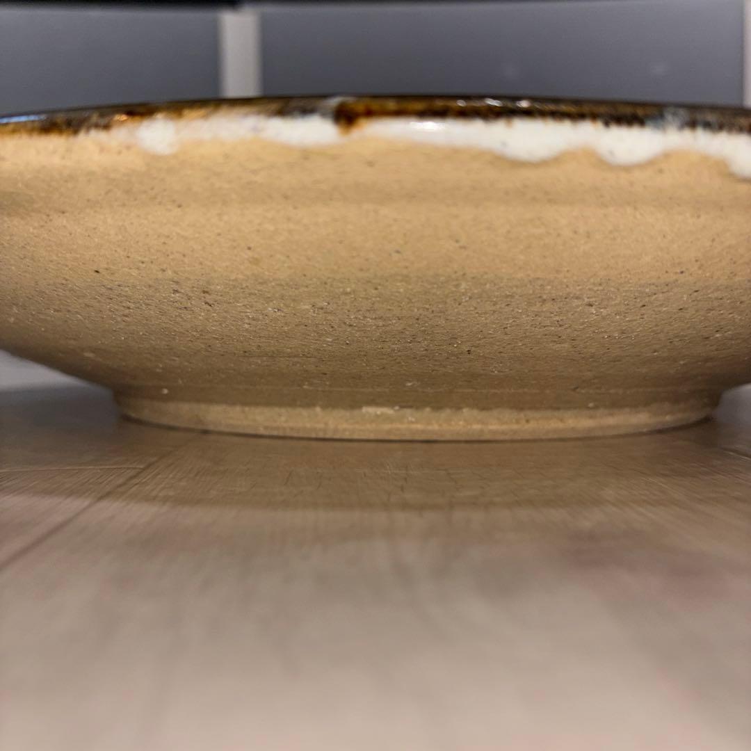 益子焼　飾り皿　大皿　４１センチ
