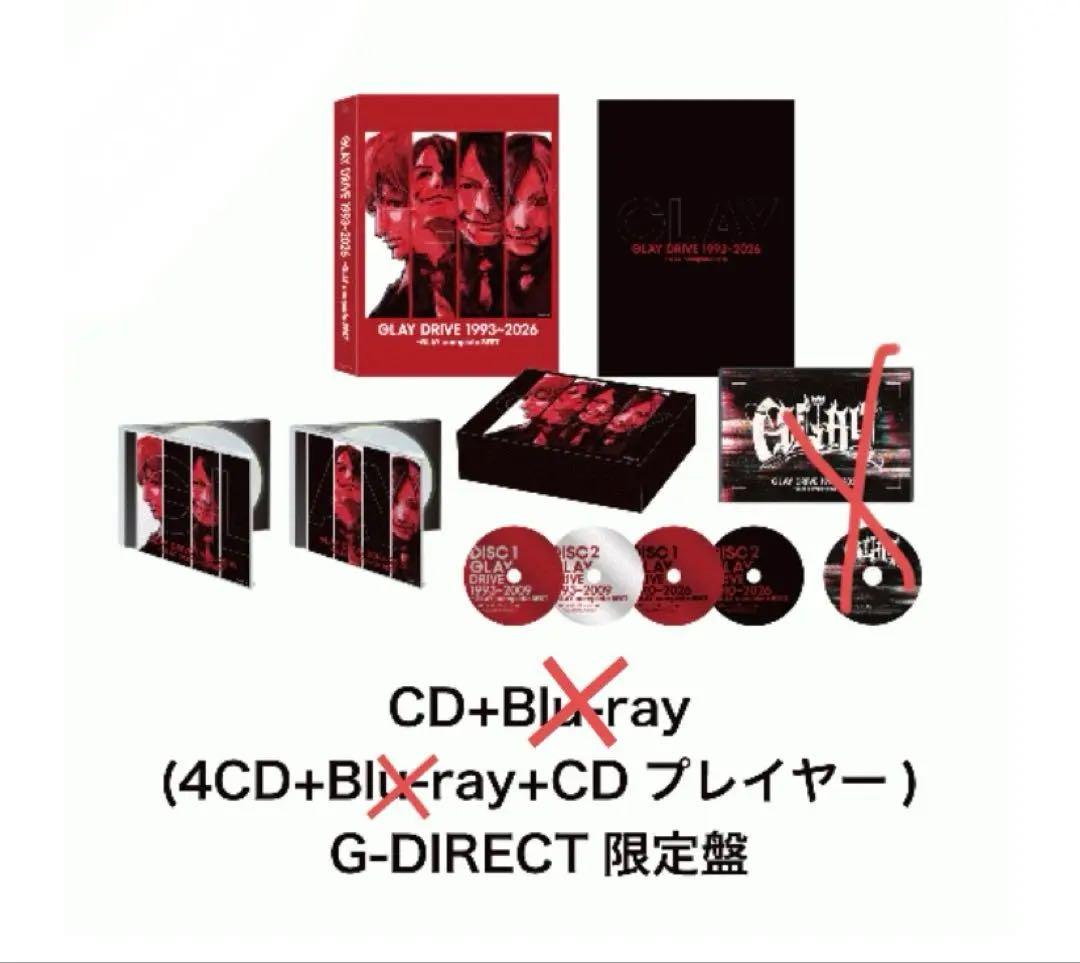 GLAY CDプレイヤー　「DRIVE」G-DIRECT限定盤封入特典