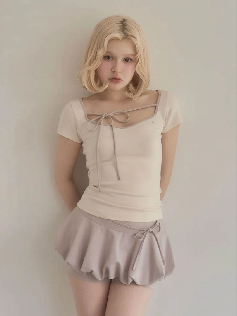 トップス Collie ribbon tops andmary