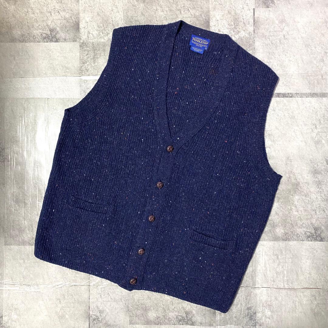 00s PENDLETON ペンドルトン ベスト ウールニットベスト Lサイズ