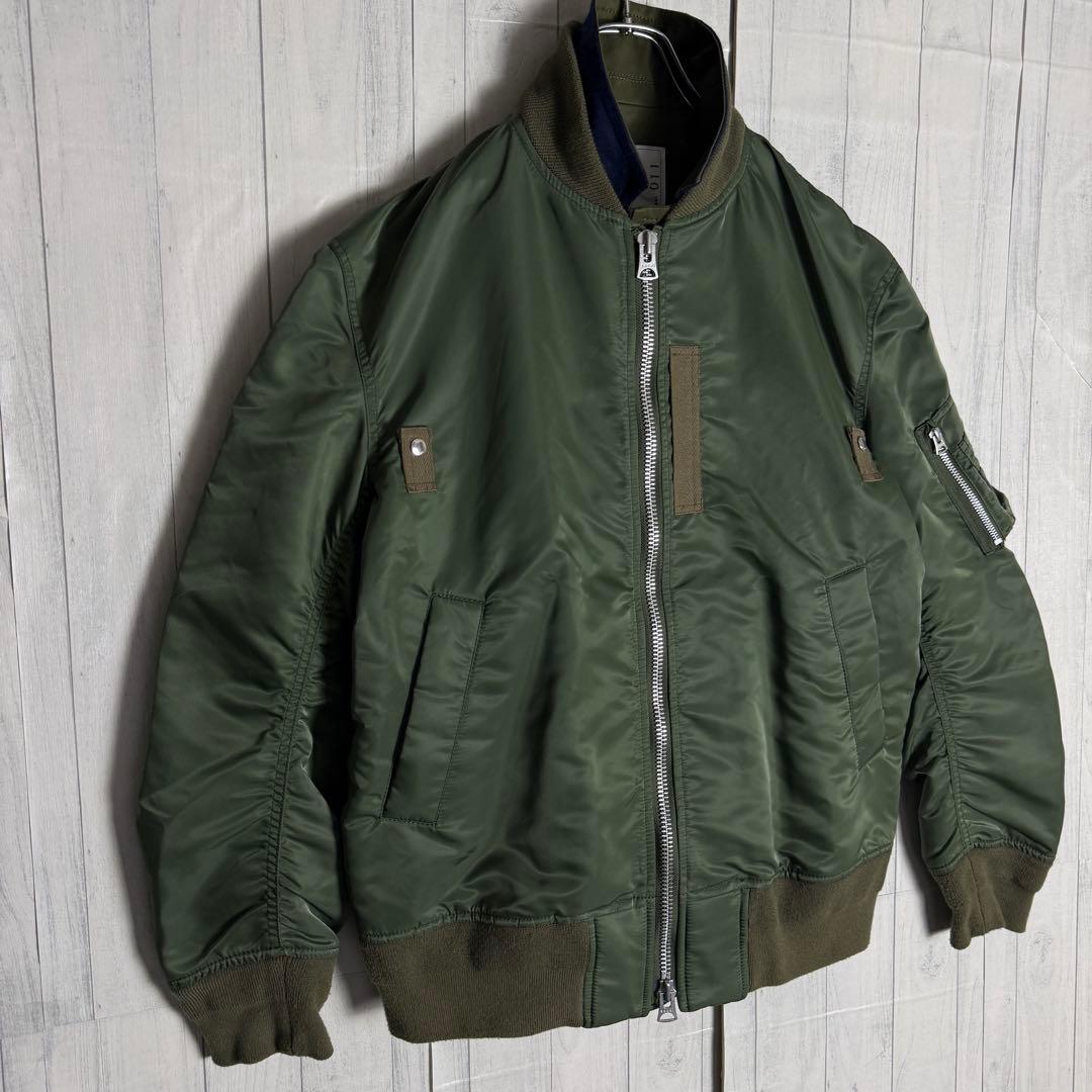 【美品】 Sakai MA-1 ブレザードッキングボンバージャケット 古着好き