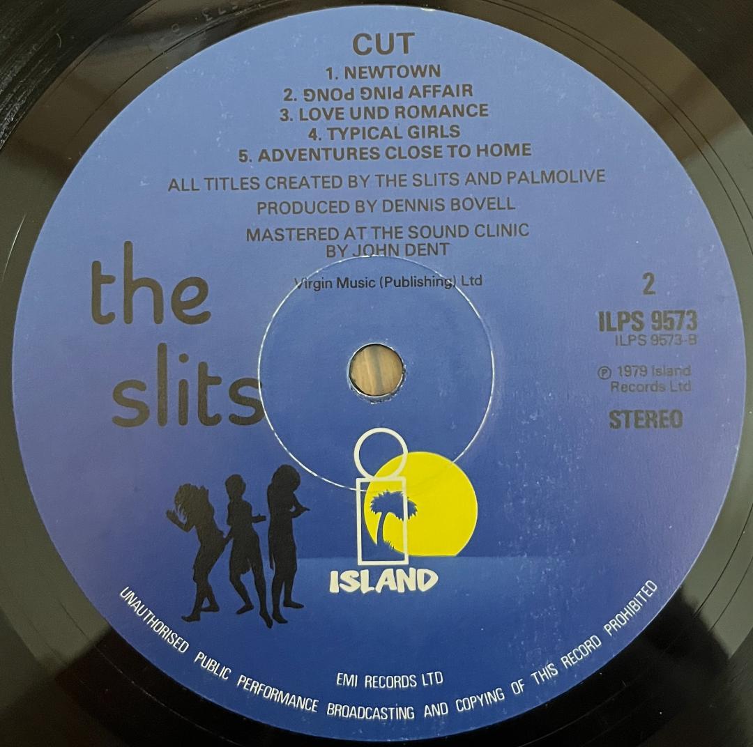 LP the slits Cut UKオリジナル