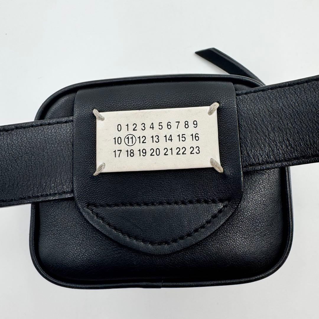 美品✨ Maison Margiela グランスラム　ミニ　ブラック　レザー