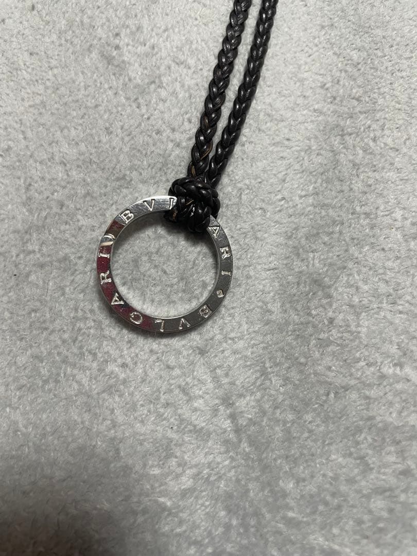 BVLGARI ロゴ入りシルバーリング925