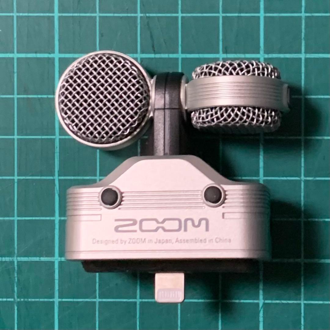 ZOOM iQ7 MSステレオマイク iOS用 ライトニング延長ケーブル付き