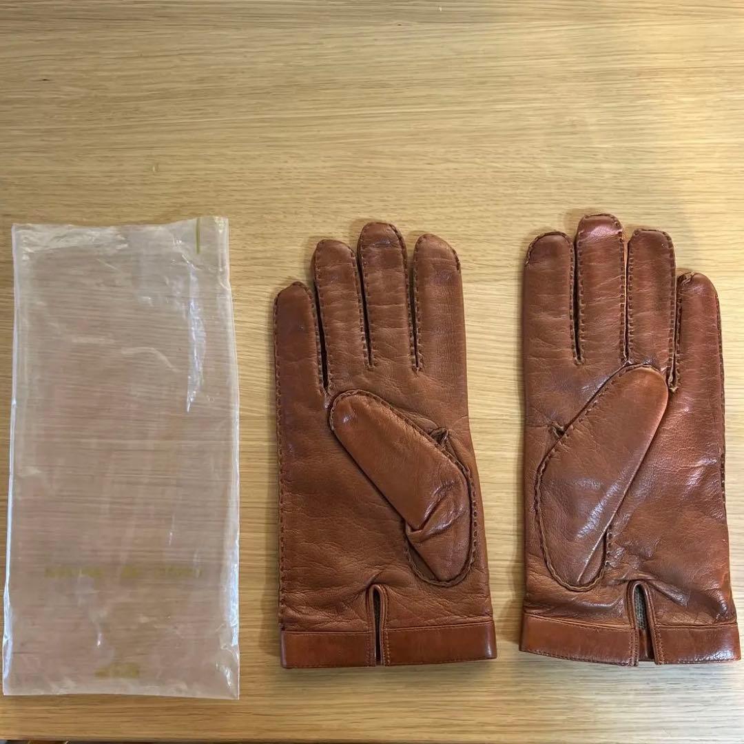 本革　カシミヤ手袋　イタリア製　未使用品