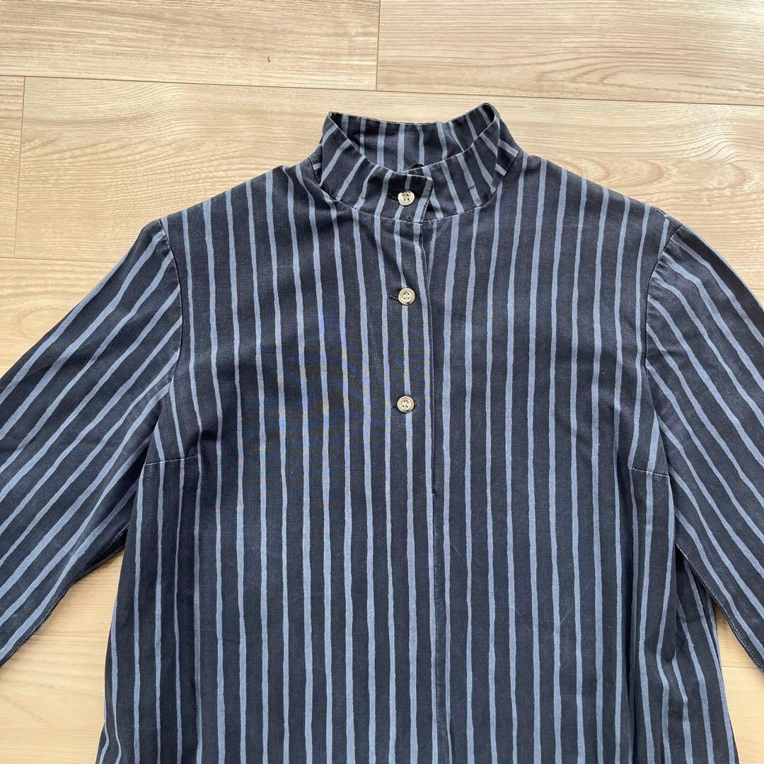 Vintage marimekko ワンピース　ヨカポイカ　ネイビー