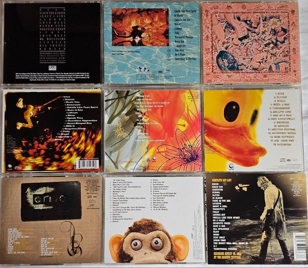 Nirvana & The Vaselines CDコレクション