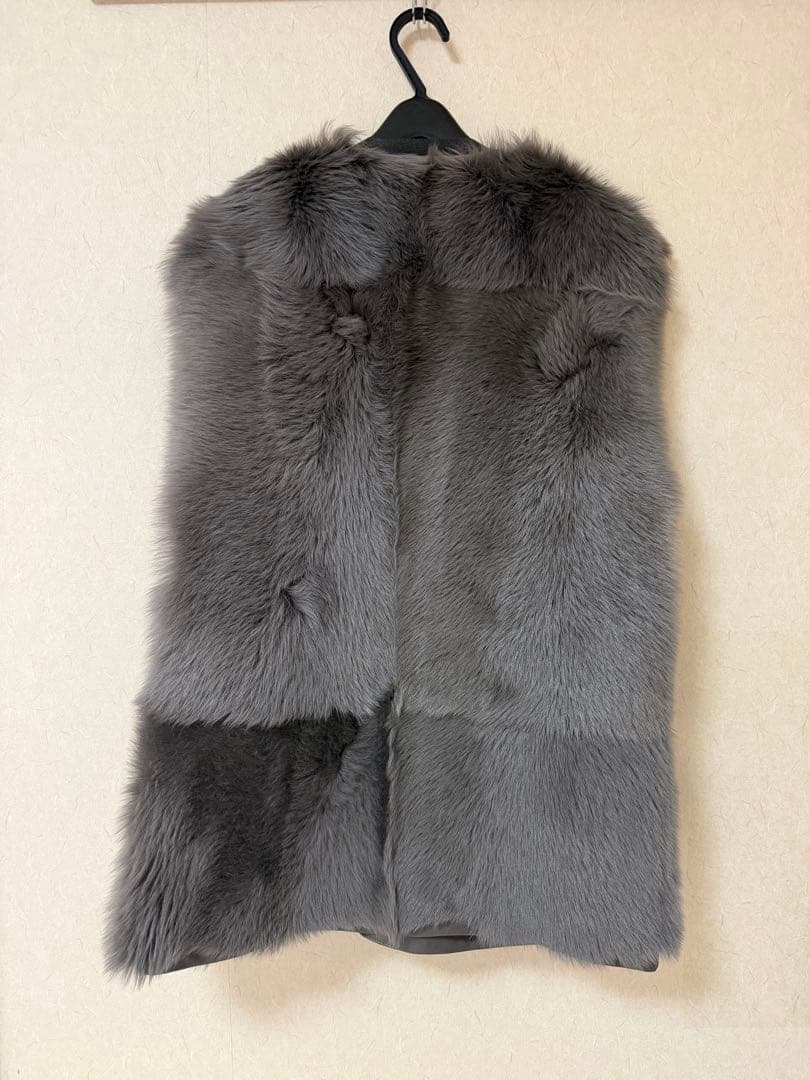 sun/kakke GRIZZLY reversible ムートン ベスト