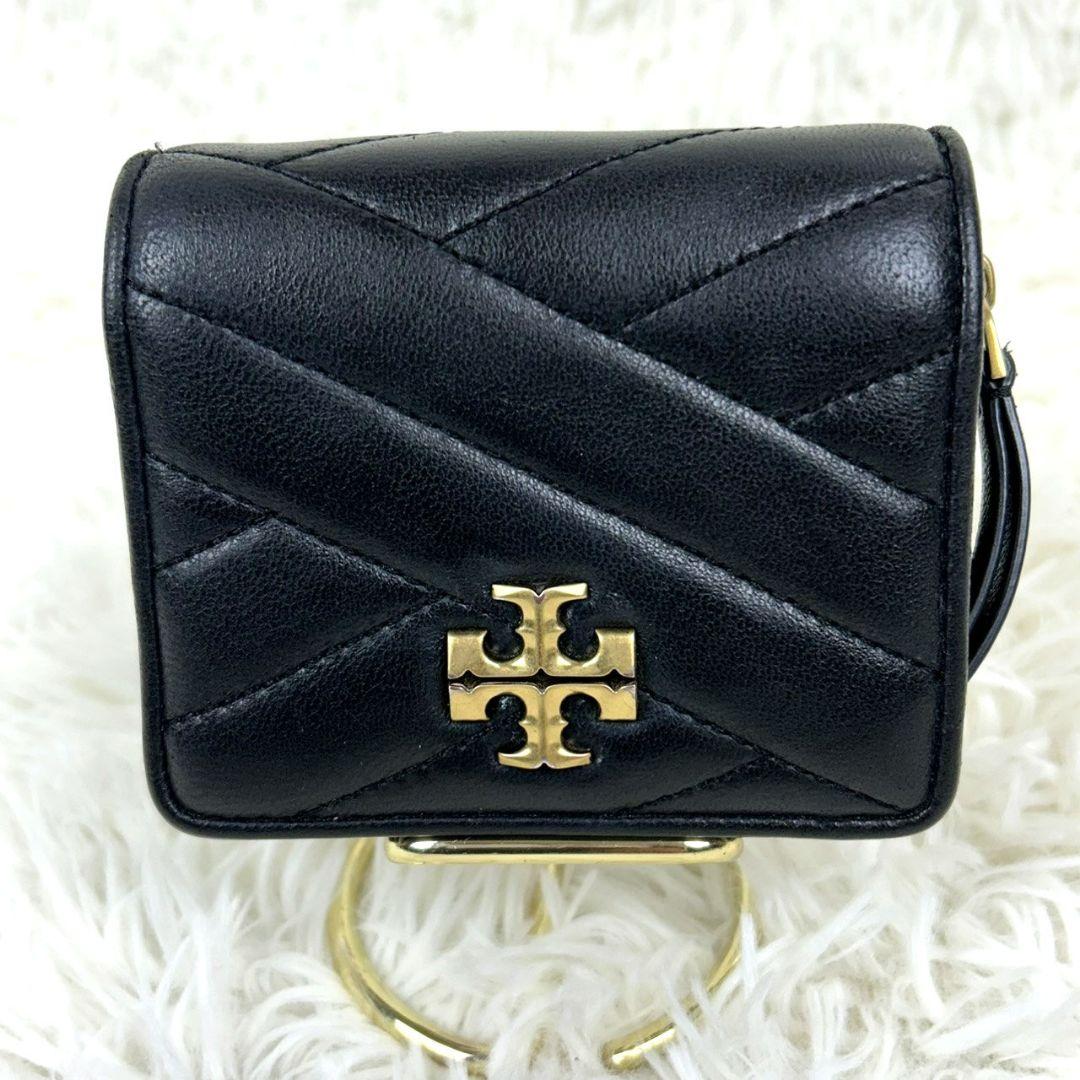 TORY BURCH キルティング　ブラック 二つ折り財布