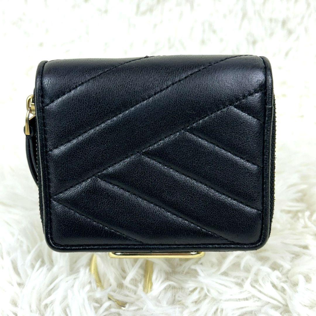 TORY BURCH キルティング　ブラック 二つ折り財布